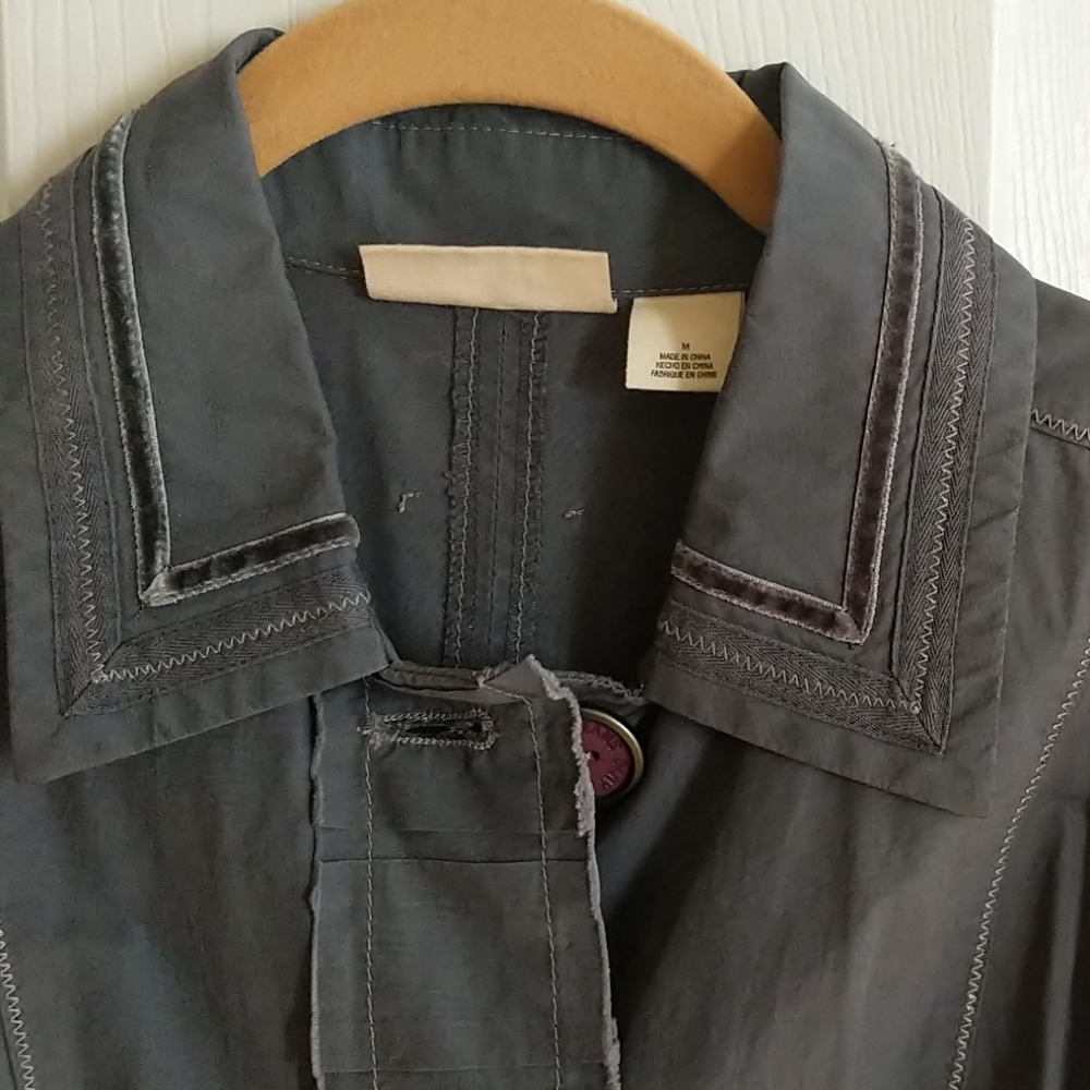 Women's Gray Coat - Picture 5 of 5